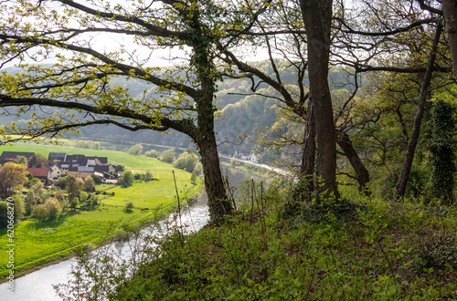 Landscape on the country in Germany.