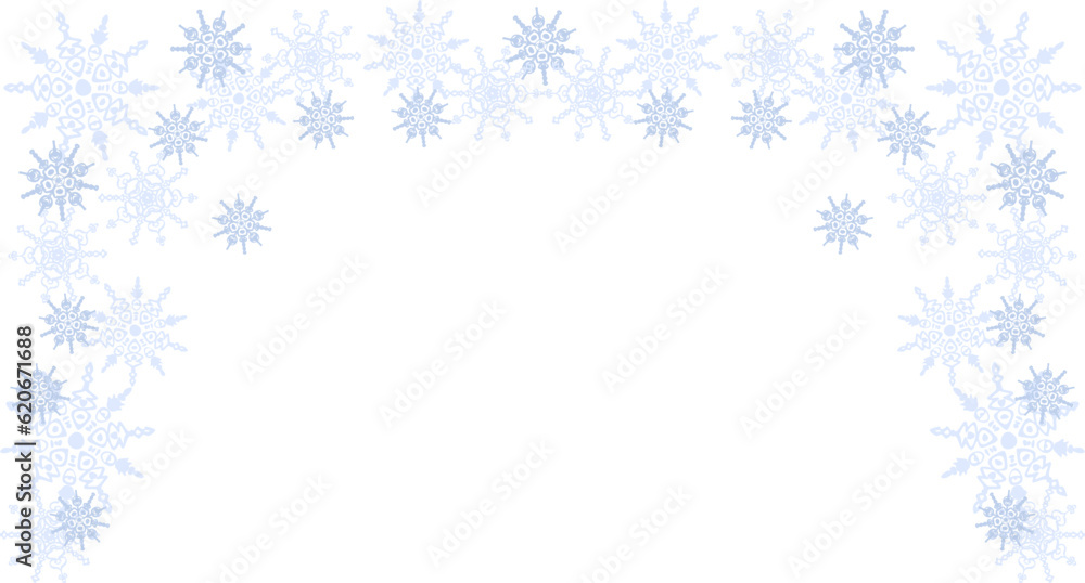 Snowflake frame. Vector background Snowflake frame. Vector background