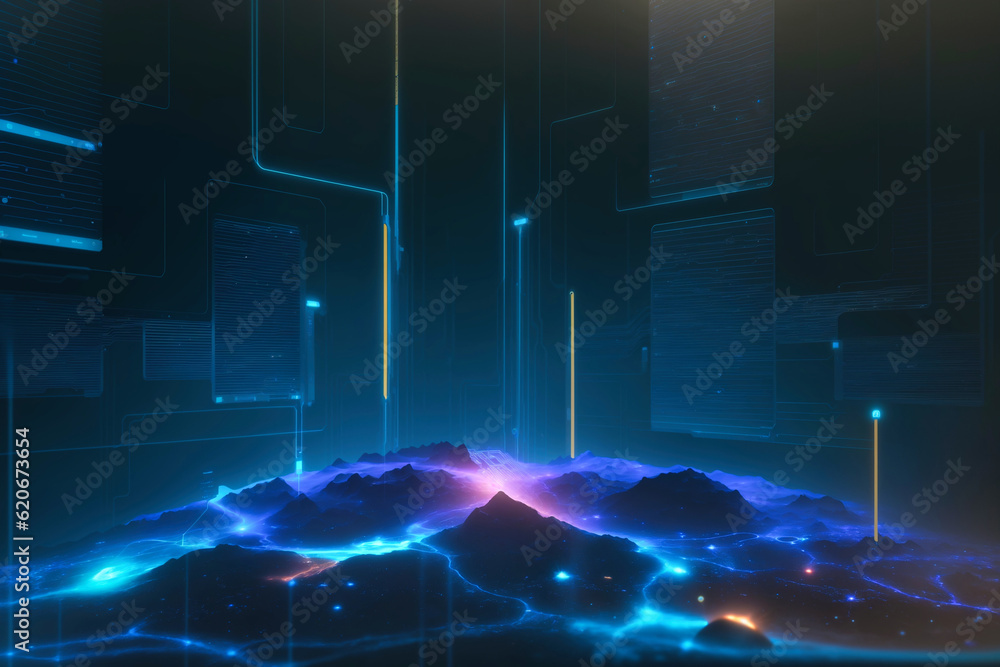 abstract Information computer data technology communication concept background