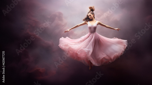 Ballerina dancing