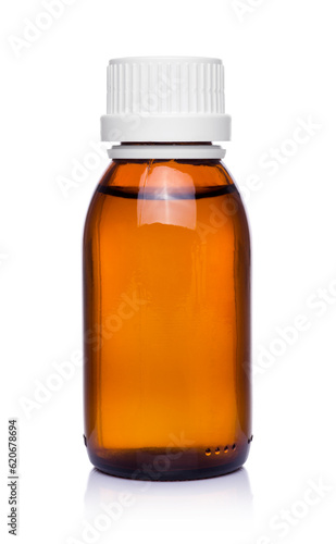 Medical bottle isolated on white background