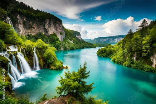 mountain river in the mountains