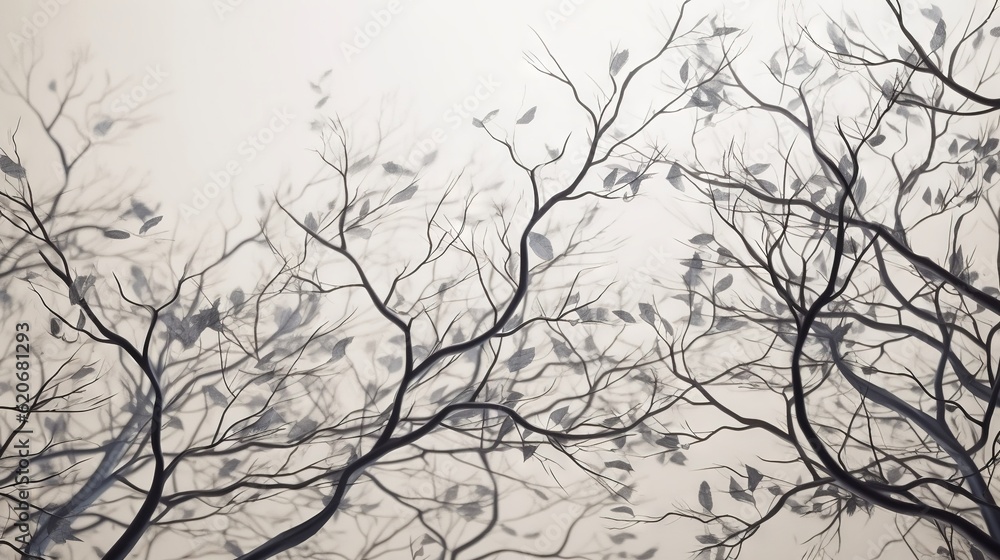  a picture of a tree with no leaves and no leaves on the branches, and no leaves on the leaves on the branches, and no leaves on the branches.  generative ai