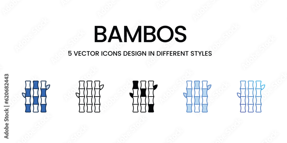 Bambos Icon Design in Five style with Editable Stroke. Line, Solid, Flat Line, Duo Tone Color, and Color Gradient Line. Suitable for Web Page, Mobile App, UI, UX and GUI design. Bambos Icon Design in Five style with Editable Stroke. Line, Solid, Flat Line, Duo Tone Color, and Color Gradient Line. Suitable for Web Page, Mobile App, UI, UX and GUI design.