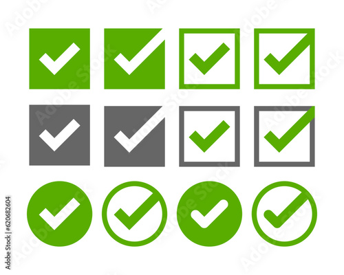 Free Download green check mark sign vector icon on a white background. check mark check mark. ok right symbol isolated on white background. - GFXLoad