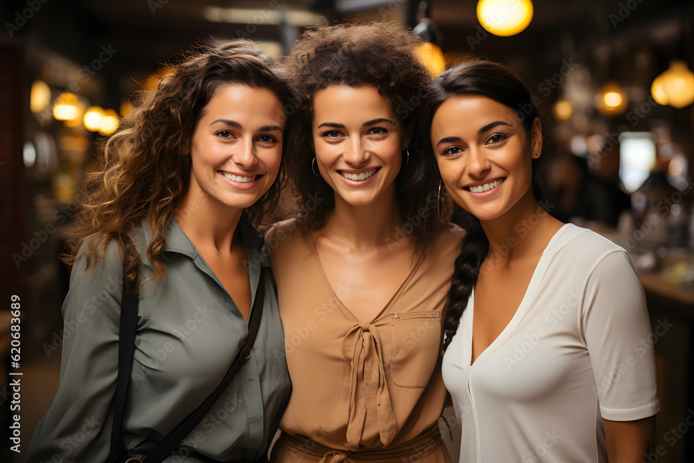 Obraz premium Empowered Women in Business, Women Owned Businesses Networking Meeting, Realistic Celebrating International Womens Day
