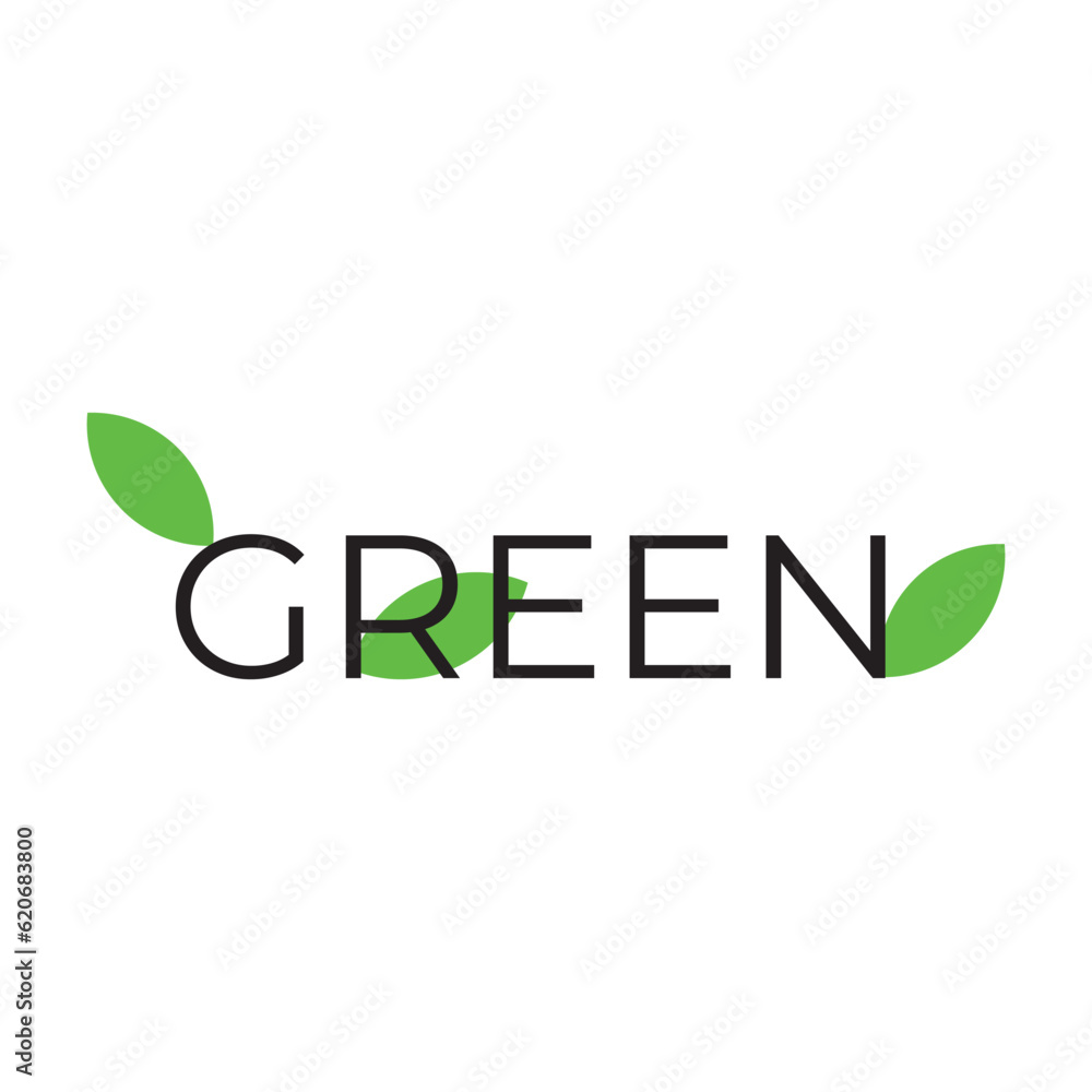 green leaf logo,fresh food logo,eco logo. Green tea logo,green,fresh
