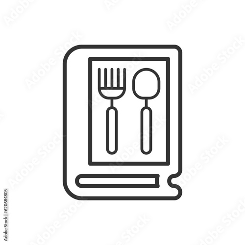 Cookbook Icon - Recipe Book Icon
