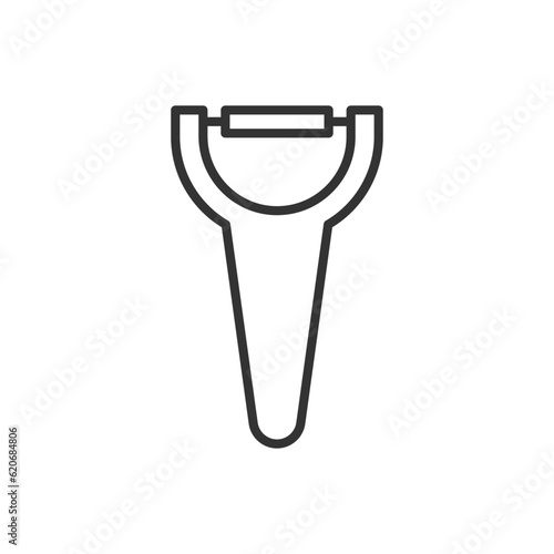 Peeler Icon - Vegetable Utensil Icon