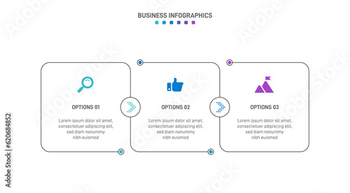 Foto Timeline infographic with infochart
