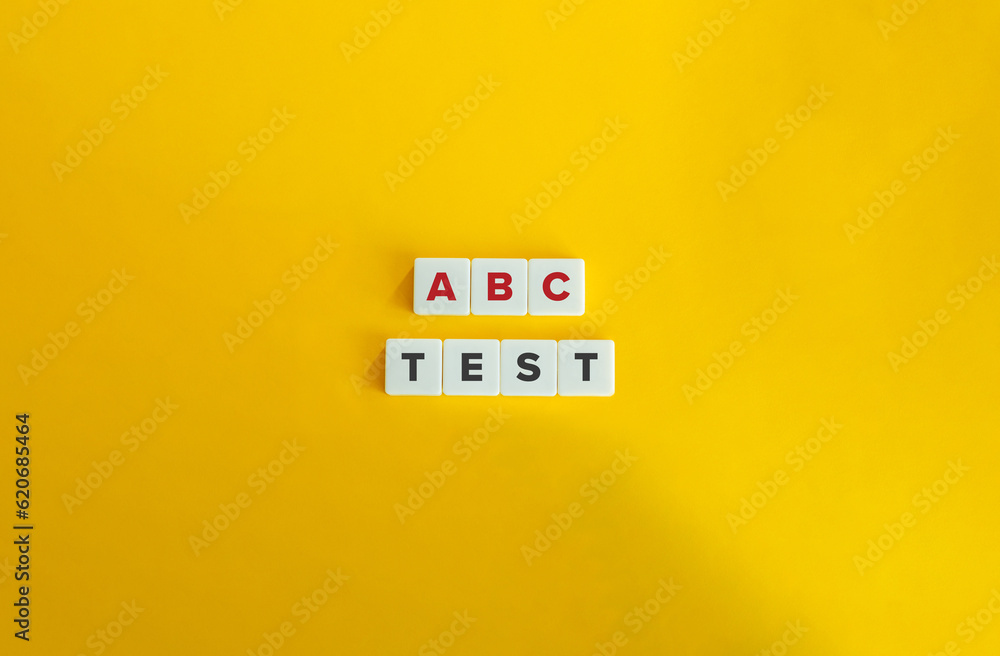 ABC Test Banner and Concept Image. ABC Test Banner and Concept Image.