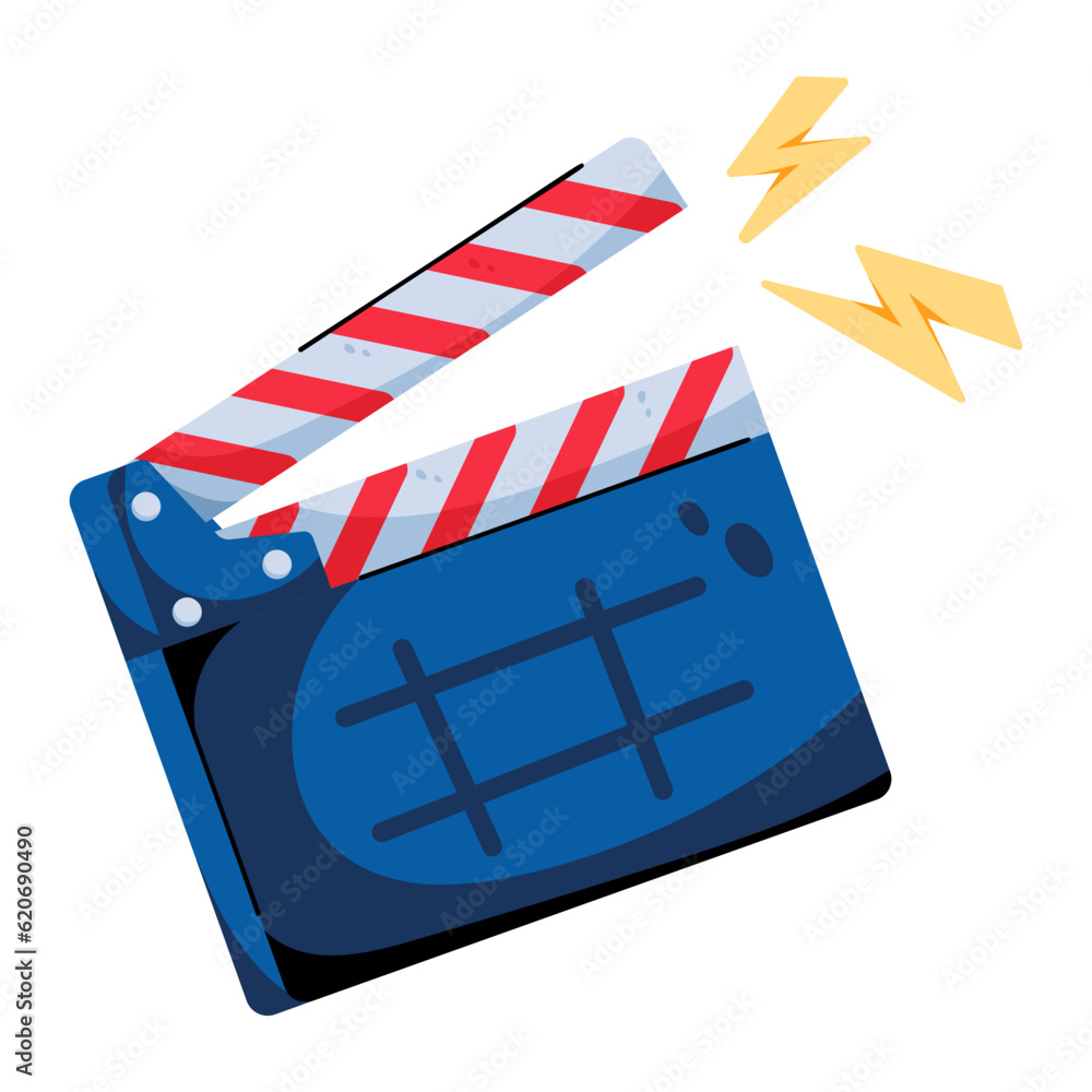 Naklejka premium Film Clapperboard 