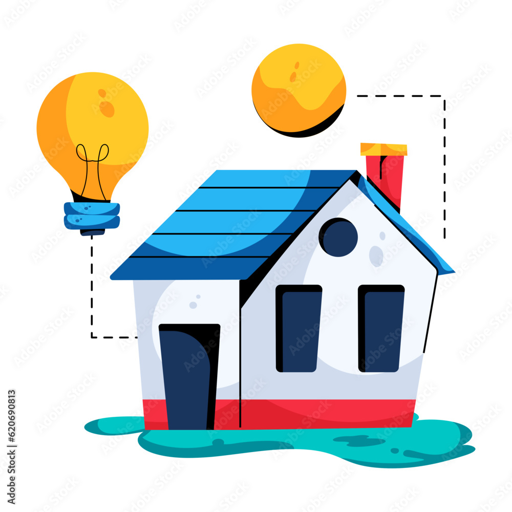 Fototapeta premium House Electricity 