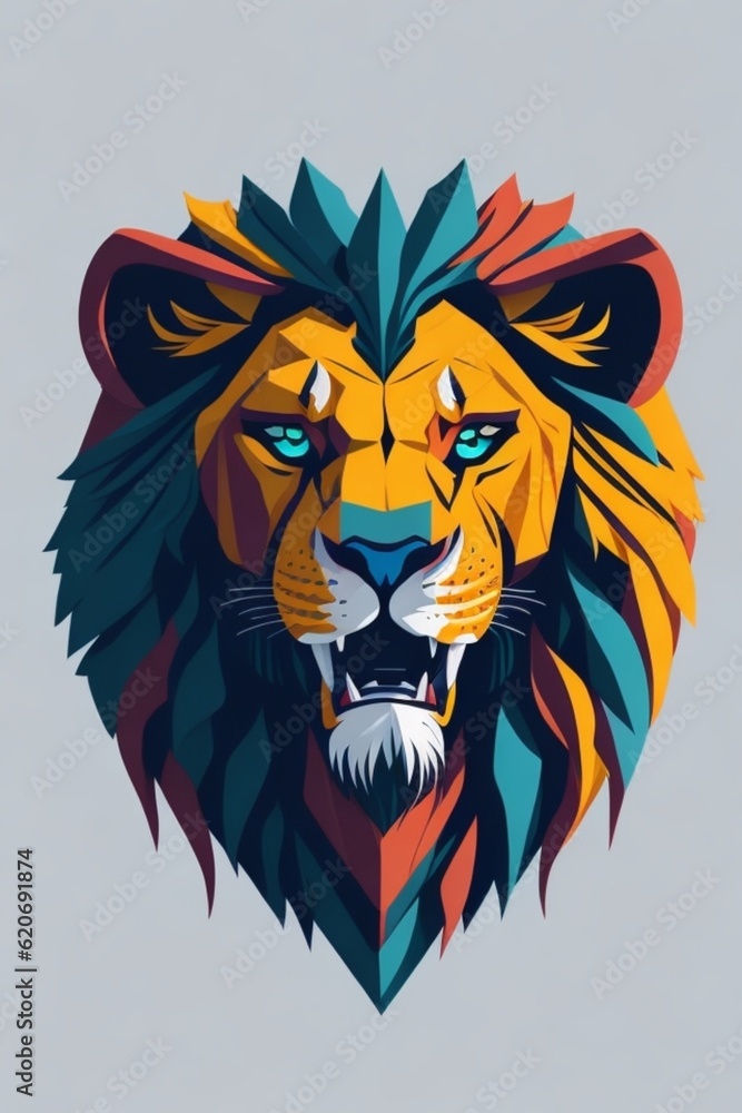 lion head mascot lion head mascot