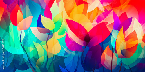 abstract color shapes art tranquil soft focus background for presentation and wallpaper  vibrant colors with copyspace