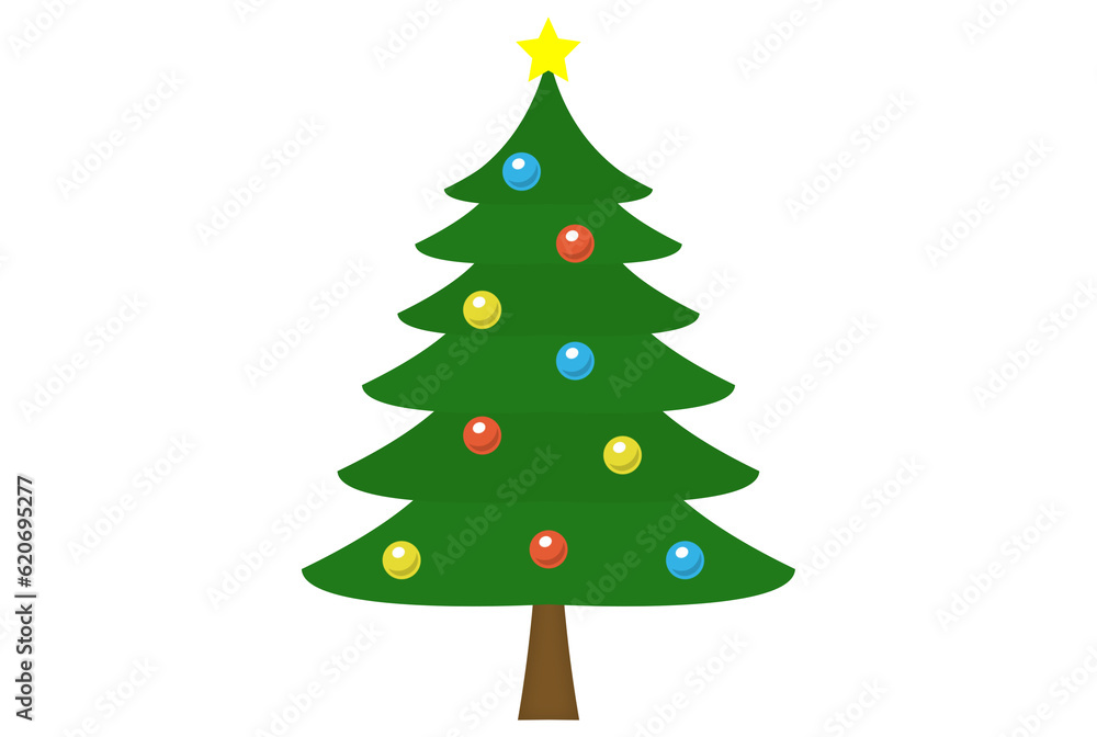 Tree Christmas art cheerful xmas illustration merry Christmas religious clip artwork