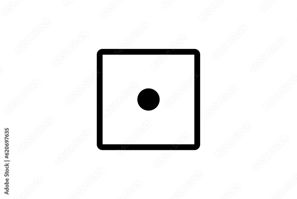 Dice number one black gaming icon silhouette lucky roll chance gamble gaming art Dice number one black gaming icon silhouette lucky roll chance gamble gaming art