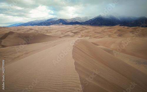 View from atop High Dune | Great Sand Dunes National Park and Preserve, Colorado, USA