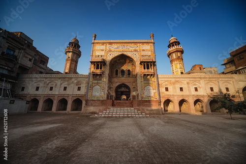 A view of Wazir Khan Mosque, Lahore  photo
