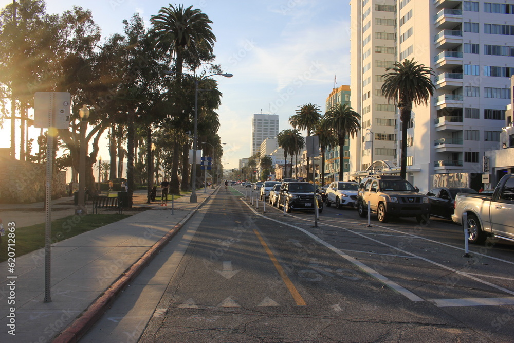 Downtown in Santa Monica Downtown in Santa Monica
