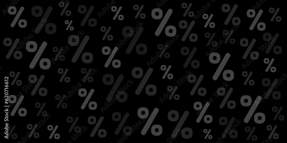 Discount background. Black sale banner. Vector percent signs special offer advertisement, poster design template. Discount background. Black sale banner. Vector percent signs special offer advertisement, poster design template.
