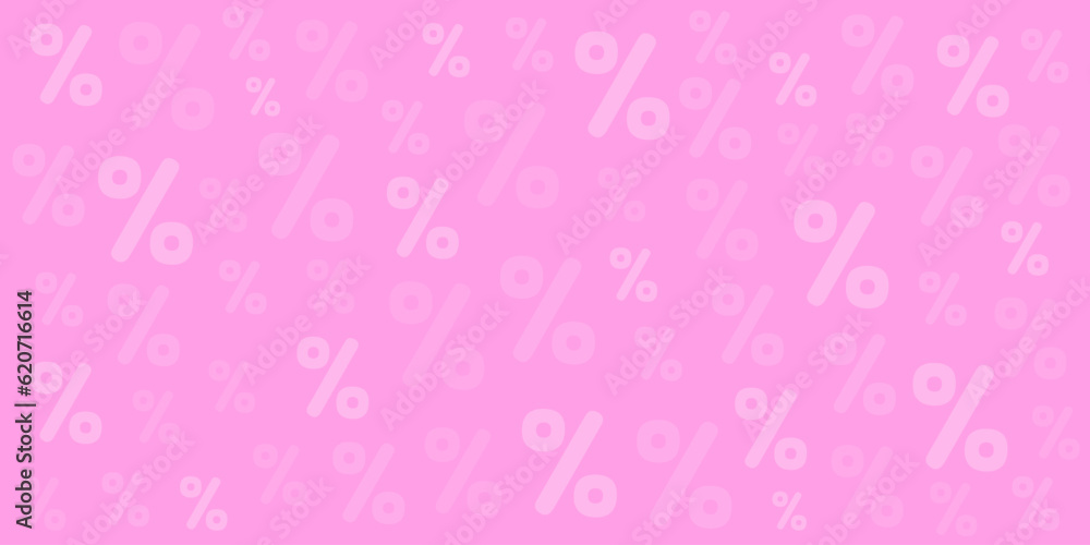 Discount background. Pink sale banner. Vector percent signs special offer advertisement, poster design template. Discount background. Pink sale banner. Vector percent signs special offer advertisement, poster design template.