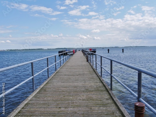 Seebrücke vo Dranske auf Rügen