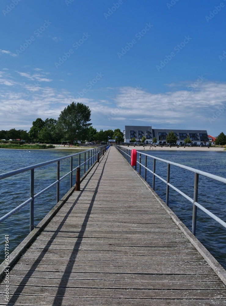 Obraz premium Seebrücke vo Dranske auf Rügen