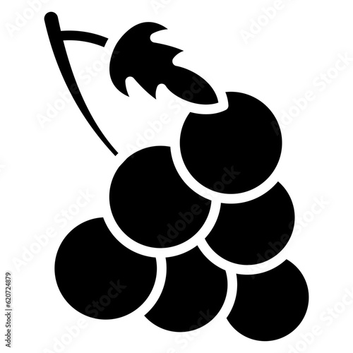 grapes icon, are often used in design, websites, or applications, banner, flyer to convey specific concepts related to autumn seasons