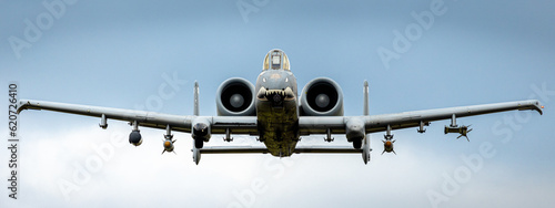 The Warthog flying a mission.