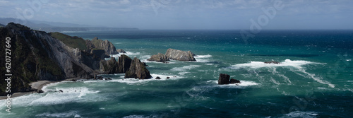 Playa de Silencio coast Spain photo