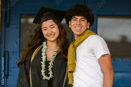 Graduation High School Teens Portrait photo