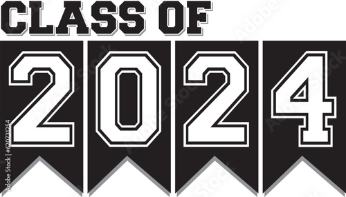 class of 2024 Ribbon Banner