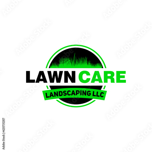 lawn care logo design creative idea vector design inspiration	
