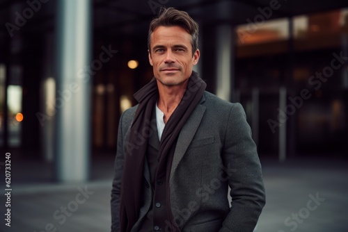 Wallpaper Mural Portrait of a handsome mature businessman in formalwear standing outdoors. Torontodigital.ca