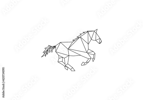 simple run horse geometri