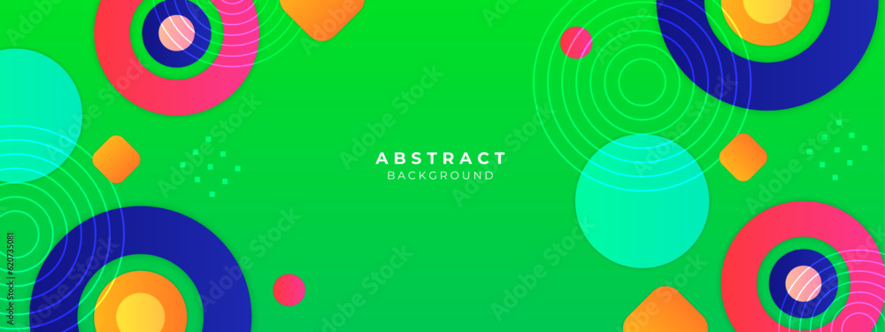 Fototapeta premium Modern colorful geometric shapes 3d abstract technology background. Vector abstract graphic design banner pattern presentation background web template.