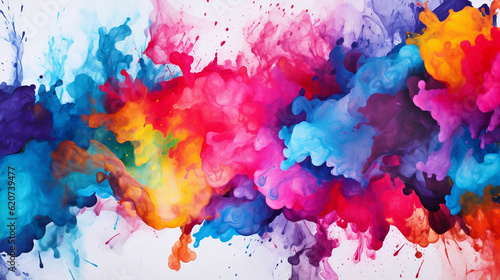 A splash of colors - Water color art