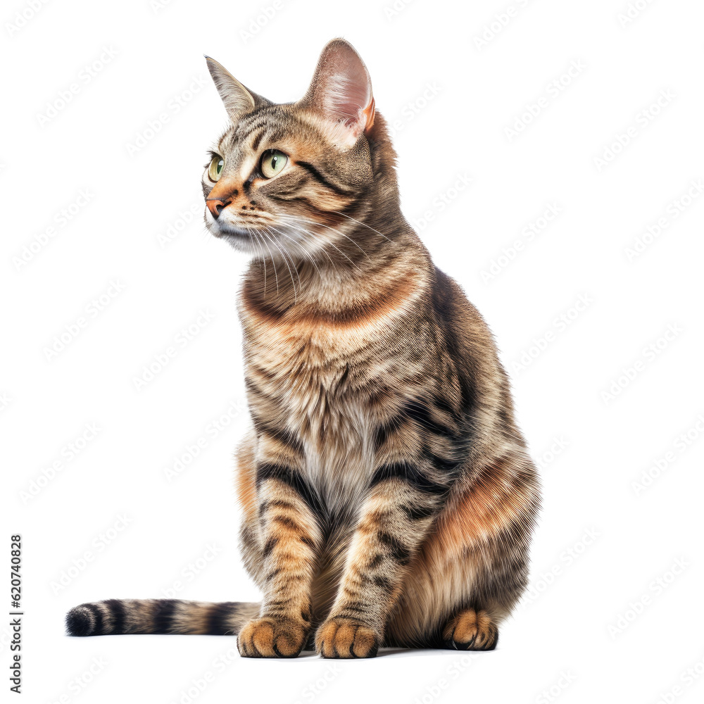 Cat , isolated on transparent background, PNG