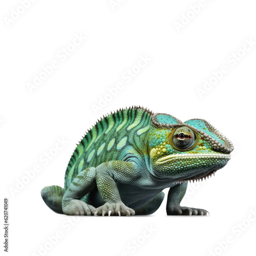 Chameleon , isolated on transparent background, PNG