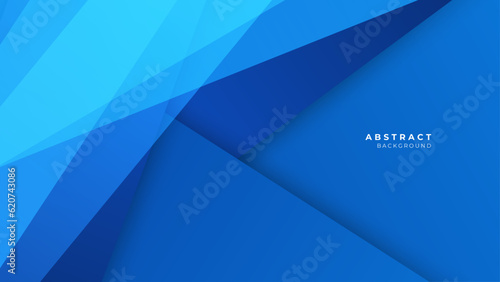 Abstract Blue background with 3d modern trendy fresh color for presentation design, flyer, social media cover, web banner, tech banner