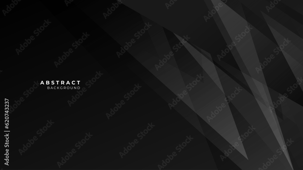 Fototapeta premium Abstract geometric black pattern design in memphis style. Vector illustration.