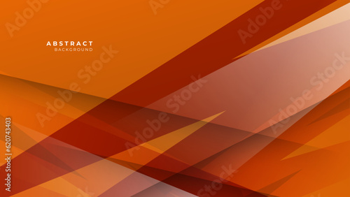 Abstract geometric orange pattern design in memphis style. Vector illustration.