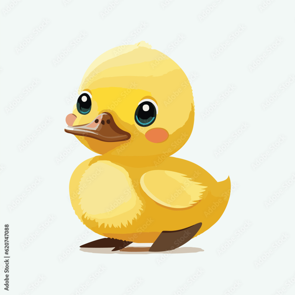 Fototapeta premium vector cute duck cartoon style