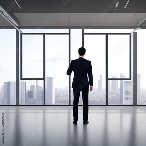 business person in office