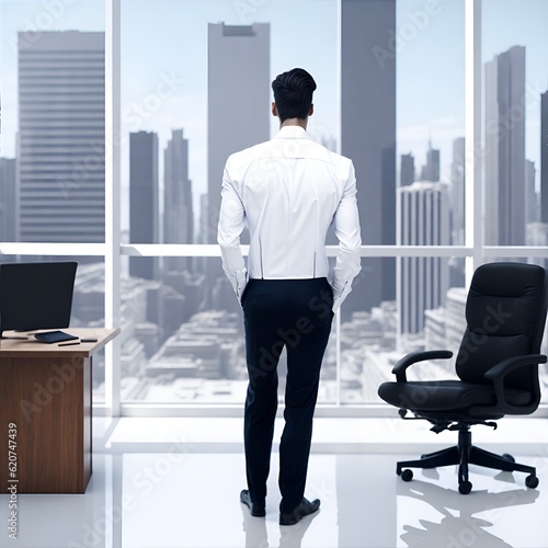 business person in office