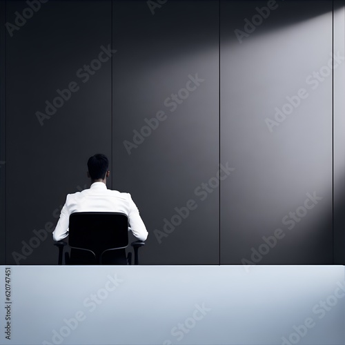 business person in office