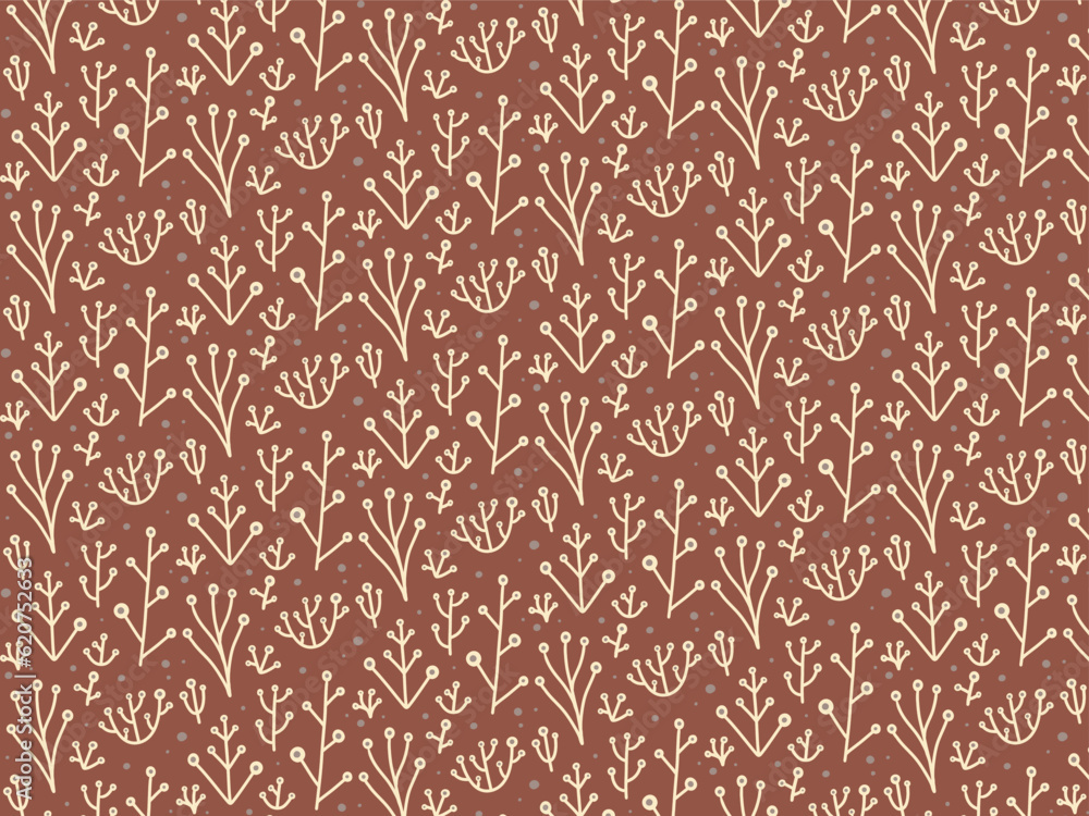 Floral Desert Pattern Floral Desert Pattern