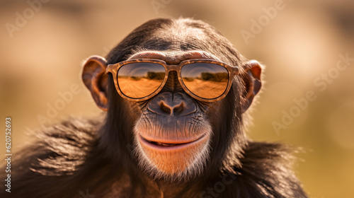 Generative AI, Cool Chimp: Sunglasses Style