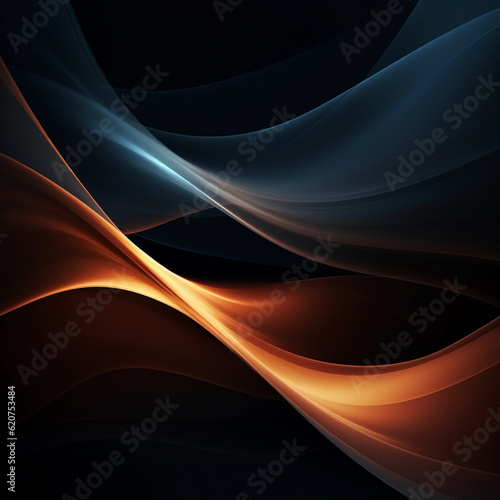 Colorful abstract soft line 3d gradient background design